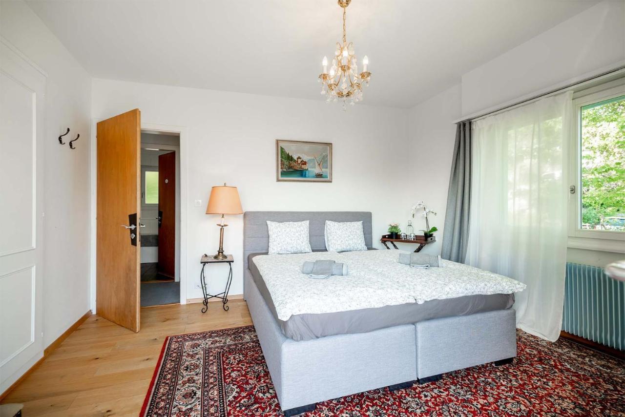 Rooms In Splendid Apartment With Parking-Stunning Lake View Montreux Luaran gambar
